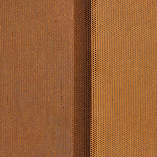 Perforated Corten Western Reveal 2.0